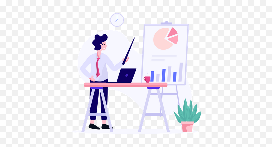 Presenting Illustrations Images U0026 Vectors - Royalty Free Euclidean Vector Png,Sales Manager Icon Png