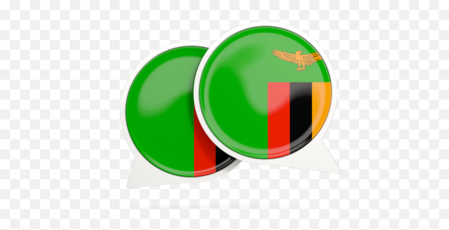 Round Chat Icon Illustration Of Flag Zambia - Language Png,Green Chat Icon