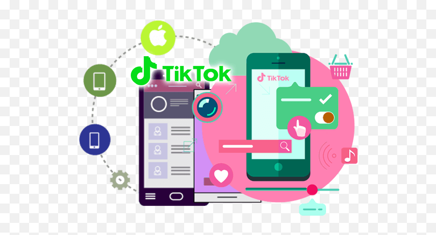 Tik Tok Clone App - Tiktok Clone Script Ais Technplabs Mobile Application Development Png,Tiktok Png