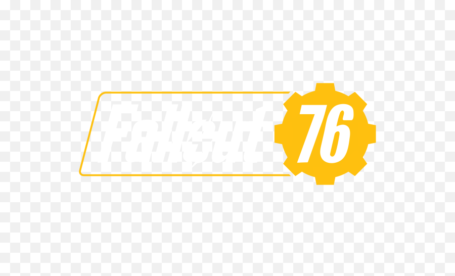 Download Hd Fallout 76 Transparent With White Text - Fallout Fallout 76 Logo Png,Pip Boy Png