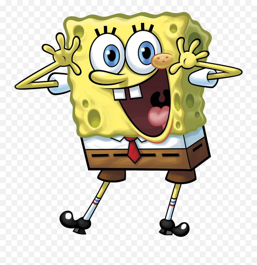 Spongebob Clip Short Clipart Free - Famous Cartoon Characters 2018 Png,Mocking Spongebob Png