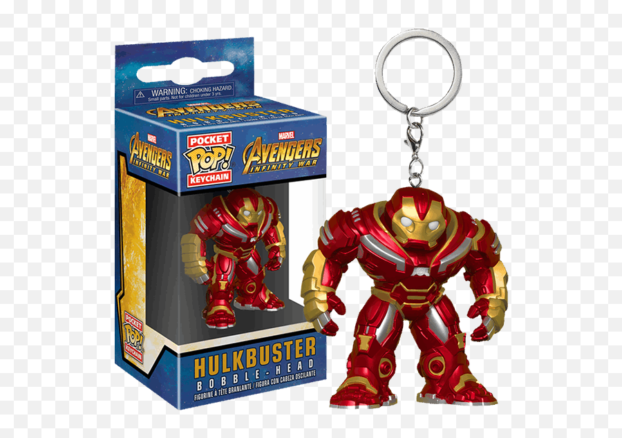 Marvel - Avengers Infinity War Hulkbuster Pop Keyring Vinyl Figure Pocket Pop Hulkbuster Png,Avengers Infinity War Png