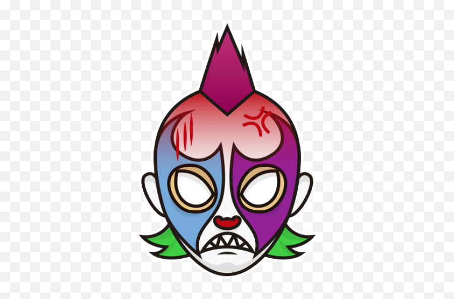 Sticker Maker - Psycho Clown Dibujo Animado Png,Psycho Png