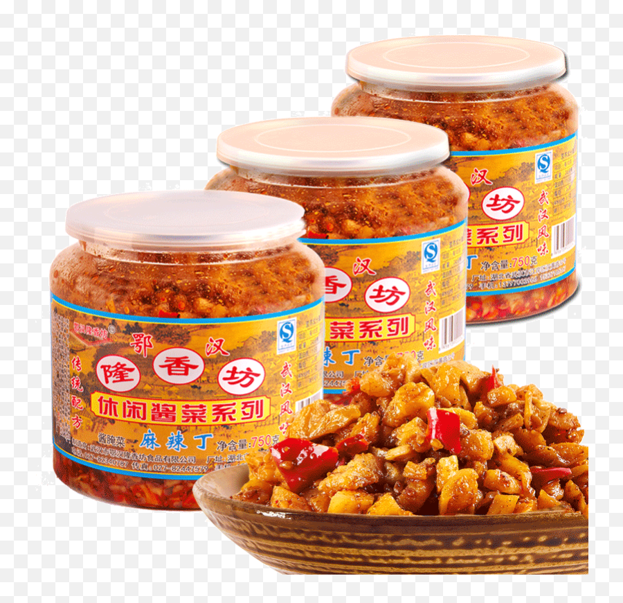 Wuhan Longxiangfang Spicy Turnip Ding Daojiao Dry - Convenience Food Png,Pickle Png