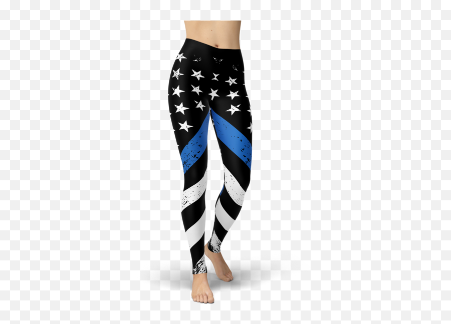 Thin Blue Line Flag Leggings - Tights Png,Thin Blue Line Png
