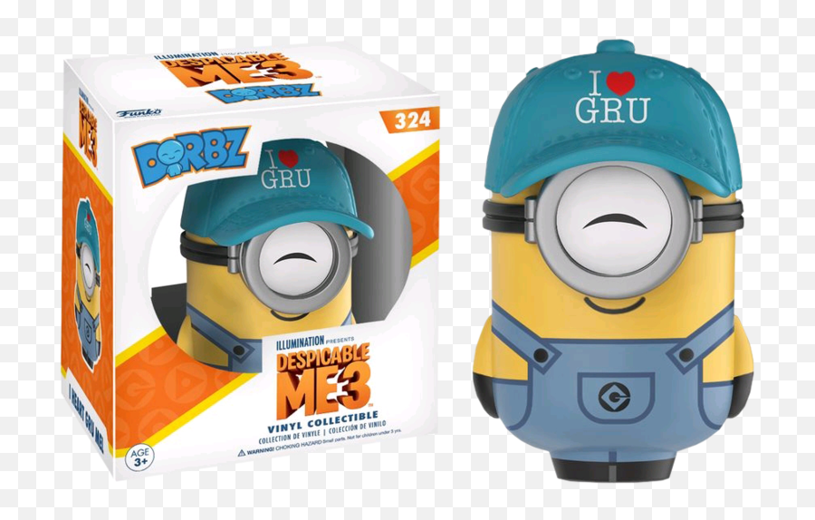 Despicable Me 3 - Mel I Heart Gru Cap Dorbz Vinyl Figure Gru Dorbz Png,Gru Transparent