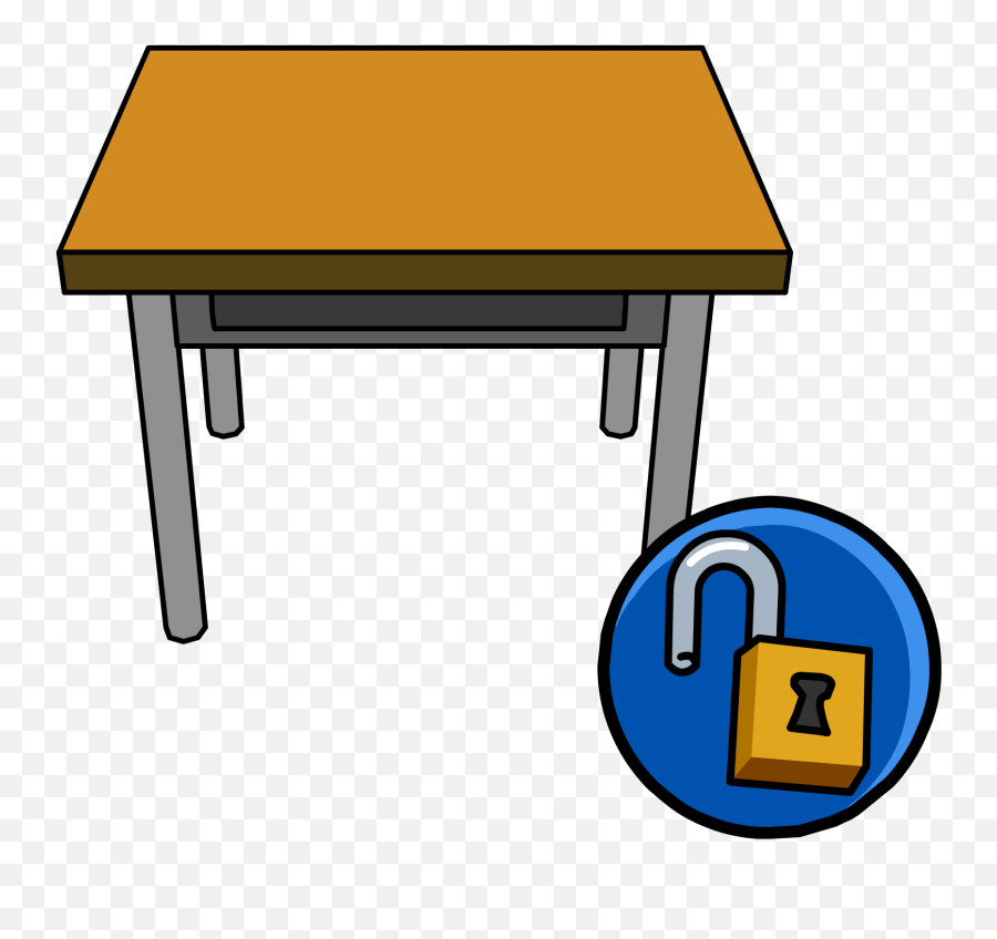 Library Of School Desks Png Freeuse Download Files - Table Clipart Png,School Desk Png
