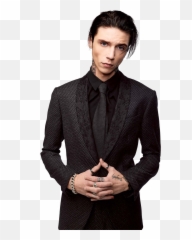 Download - Black Dress For Men Png,Andy Biersack Png