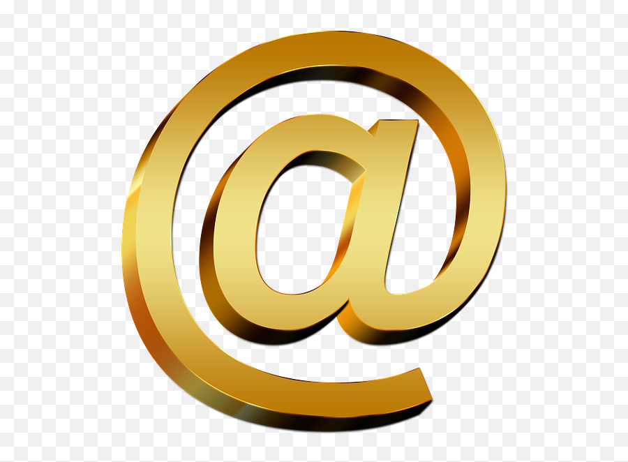 Email Symbol Icon Png Transparent Image - Free Transparent Gold Email Icon Png,Photos Icon Png