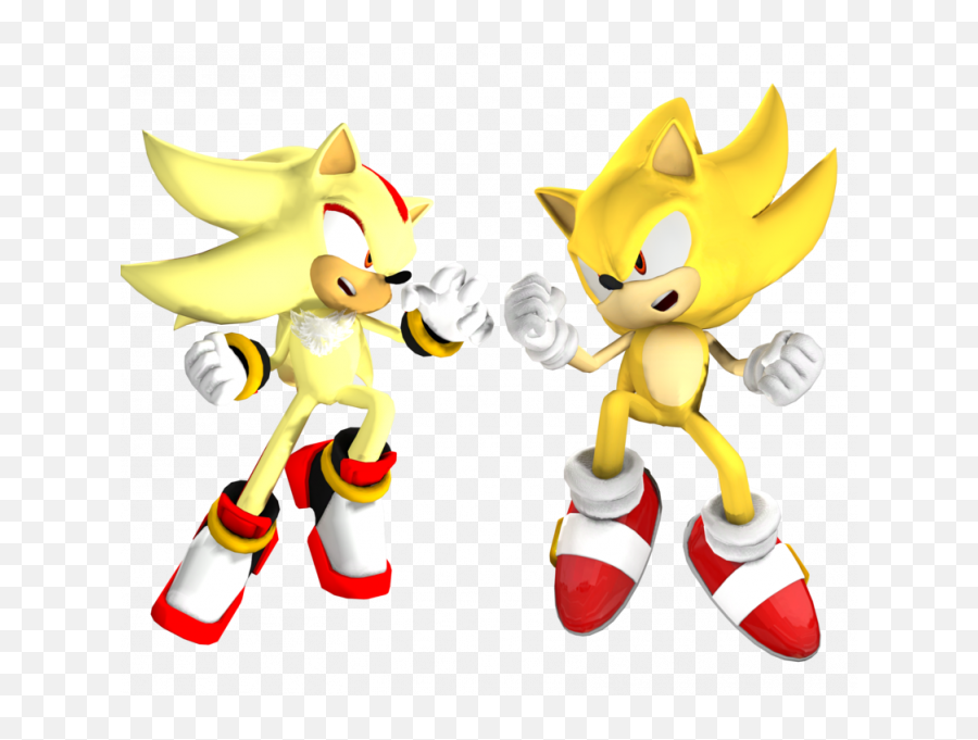 Super Shadow Sonic Vs - Super Shadow And Sonic Png,Super Sonic Png