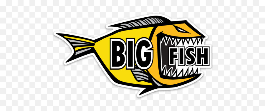 Big Fish Sticker - 3 Waters Big Fish 120 Logo Png,Fish Logo