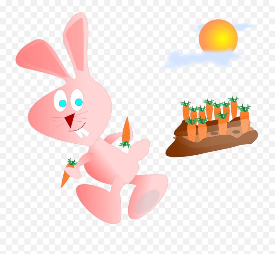 Artrabits And Hareseaster Bunny Png Clipart - Royalty Free Clip Art,Easter Bunny Png
