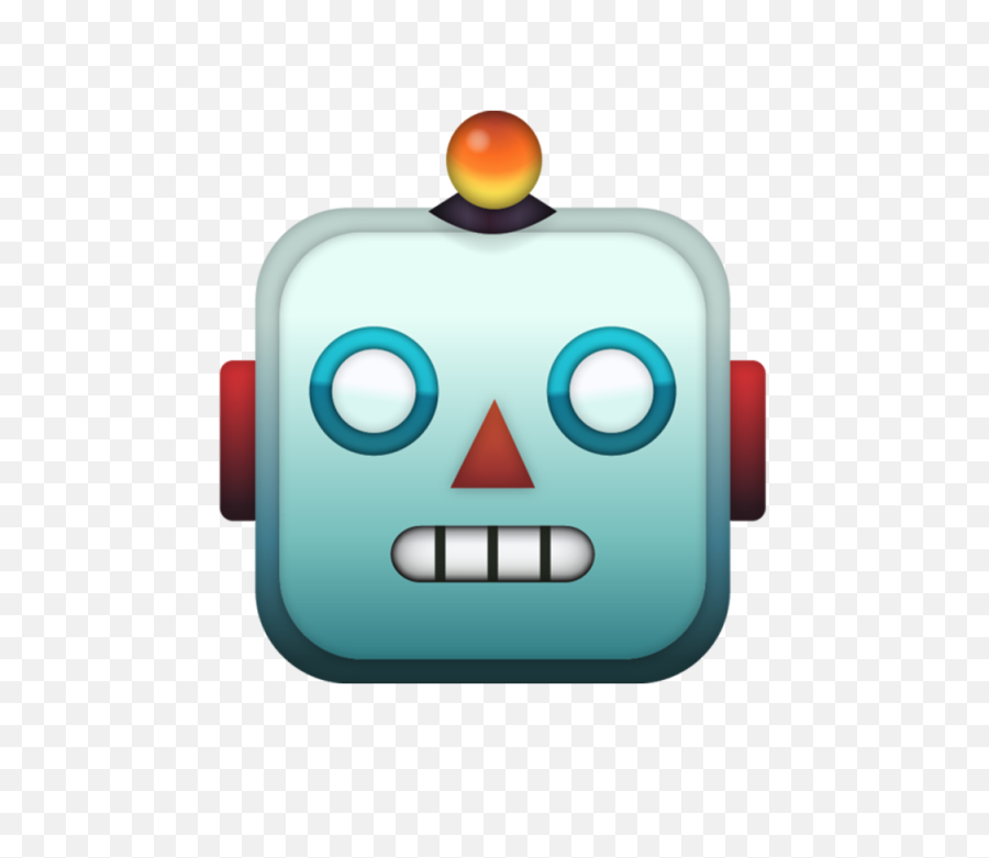 Emoji Clipart No Background - Robot Emoji Png,No Emoji Png