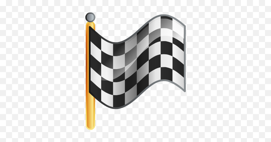 Checkered Flag Goal Icon - Checkered Flag Icon Png,Racing Flags Png