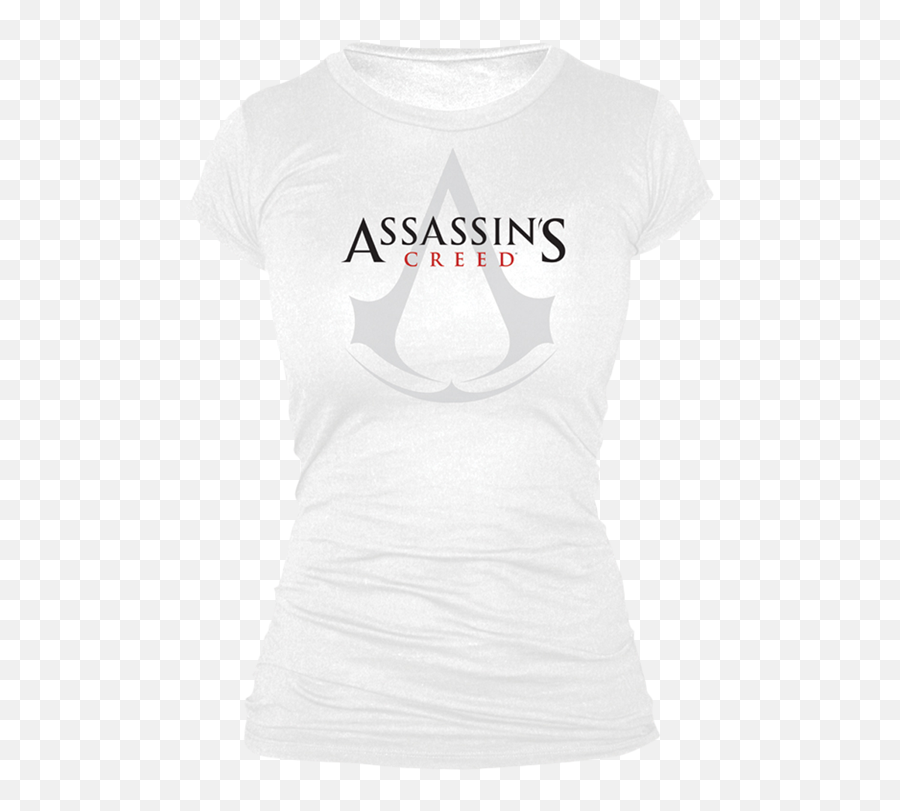 Assassins Creed - Logo White Female Tshirt Png,Assassin Creed Logo