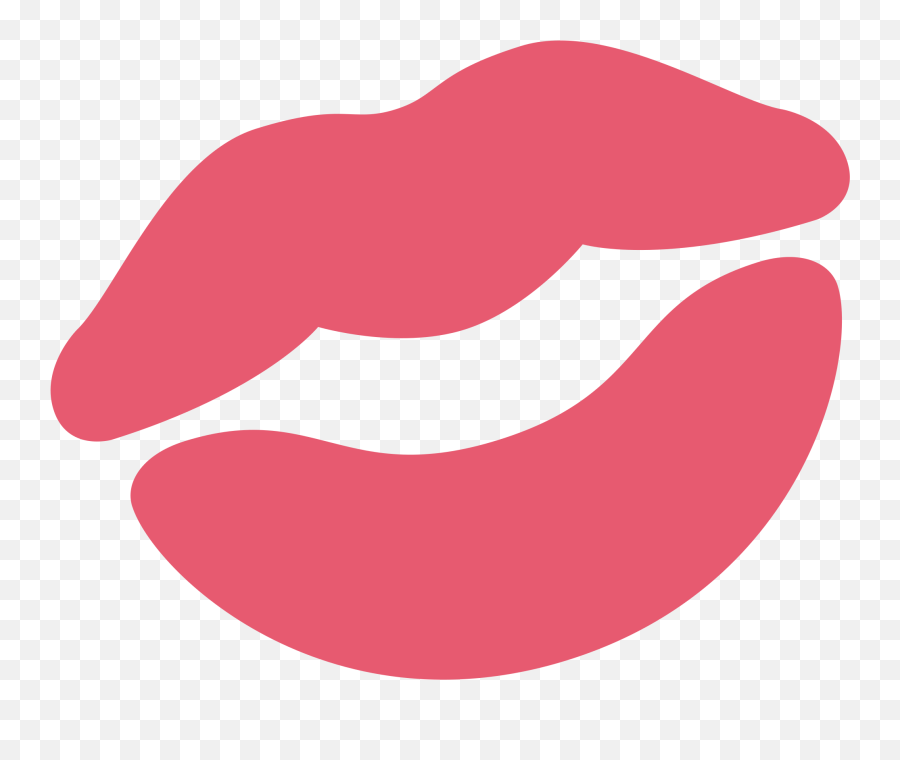Kiss Icon Of Flat Style - Kiss Mark Emoji Png,Lipstick Mark Png