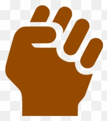 Brown Clenched Fist Icon - Workplace Violence Zero Tolerance Png,Fist Transparent