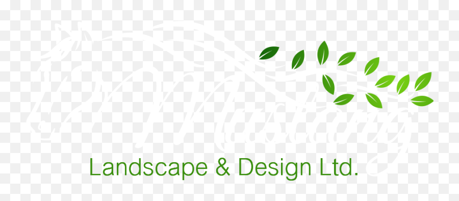 Mustang Landscape Design - Calligraphy Png,Mustang Logo Png