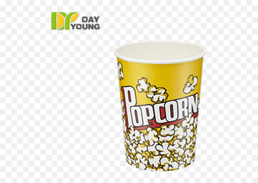 Paper Popcorn Cups 32oz - Popcorn Paper Cup Png Full Size Popcorn Bowl,Paper Cup Png