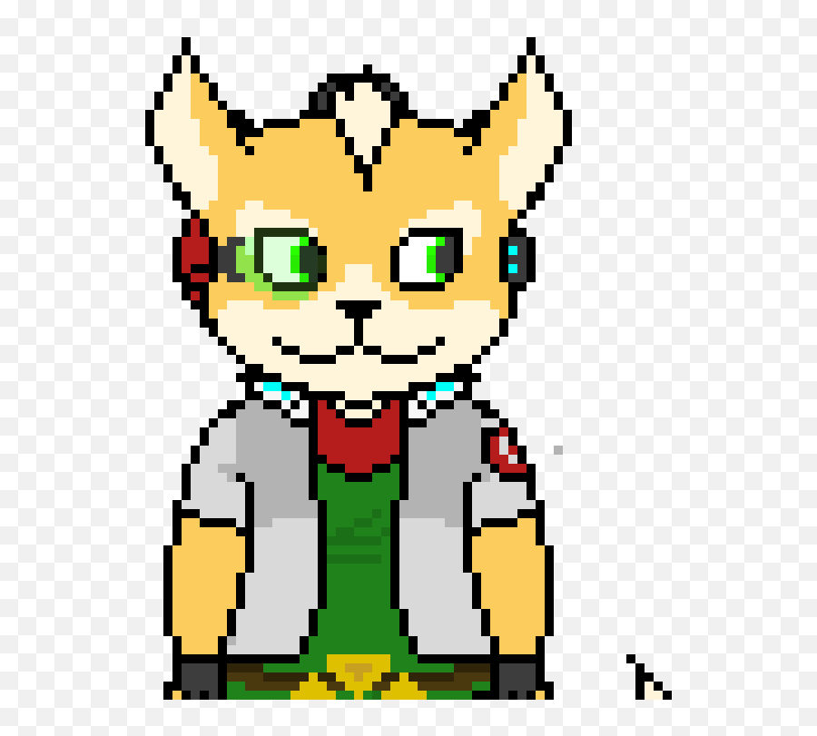Just Using My Fox Mccloud Sprite - Pixel Art Png,Fox Mccloud Png