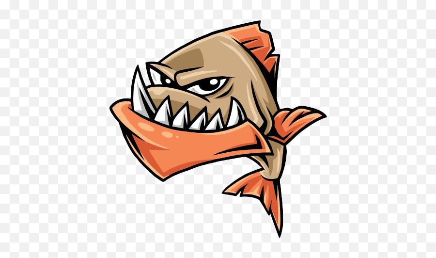 Piranha Fish Png Free Download - Piranha Cartoon Png,Cartoon Fish Png