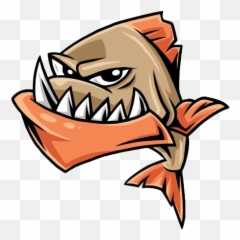 Piranha Fish Png Free Download - Cartoon