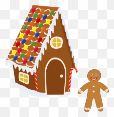 Gingerbread House Clipart - Gingerbread House Png,Gingerbread Png