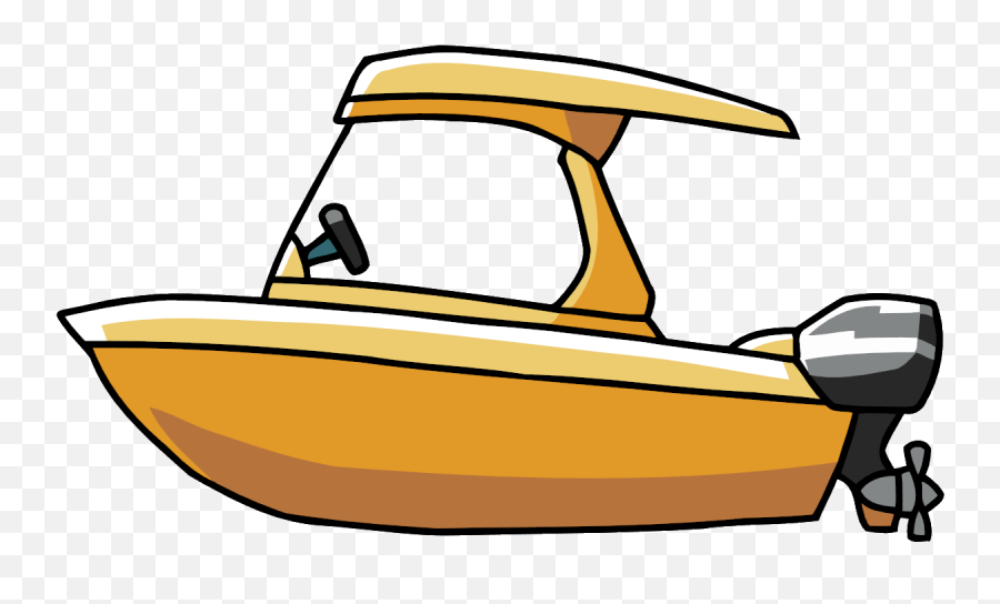 Motor Boat Clipart Png Transparent - Transparent Speed Boat Clipart,Boat Clipart Png