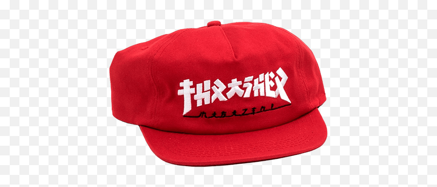 Thrasher Godzilla Red Snapback Cap Png Funny Hat