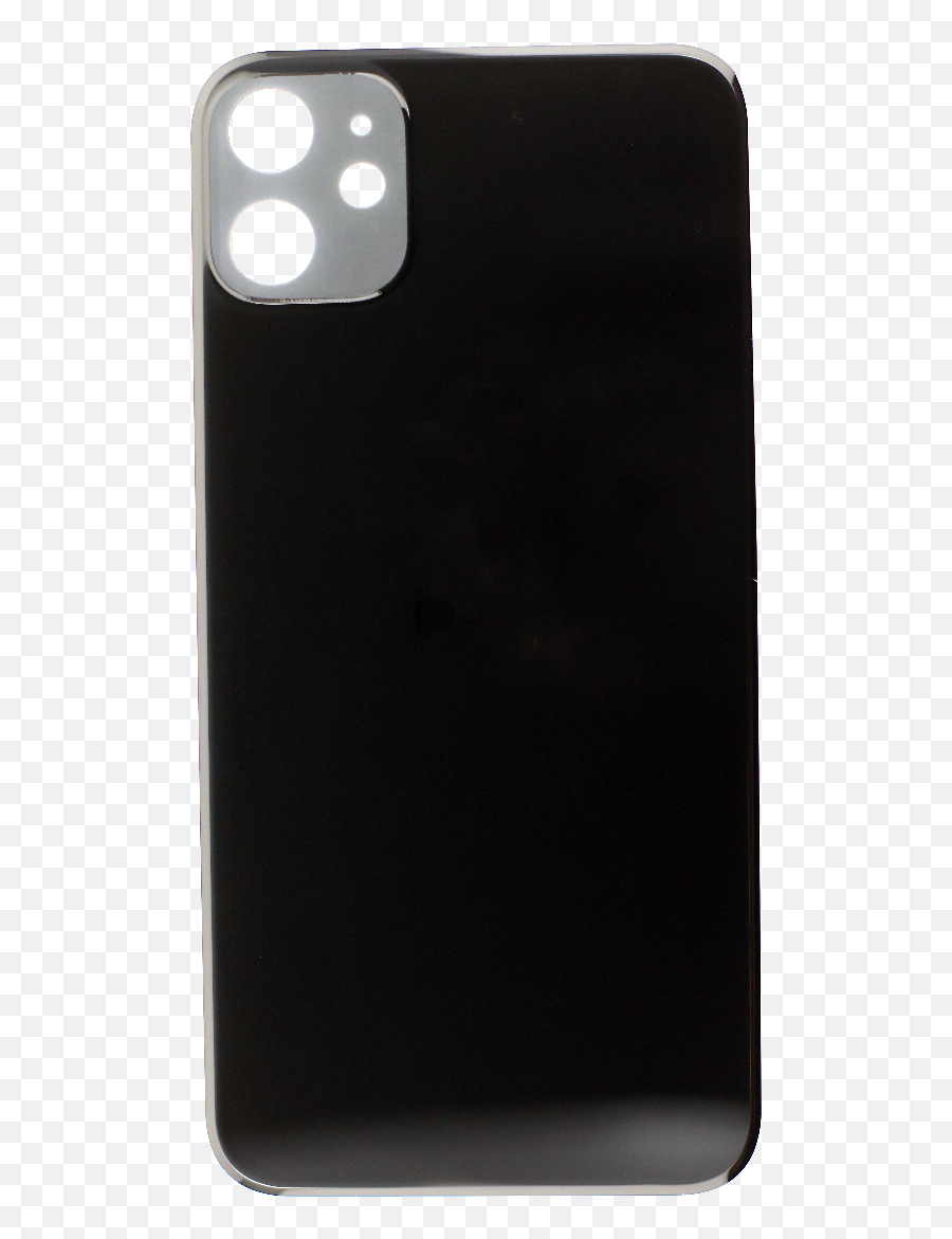 Back Glass No Logo For Use With Iphone 11 Black - P30 Lite Png,Cracked Glass Transparent Png