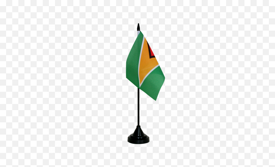 Guyana Table Flag - Flagpole Png,Guyana Flag Png