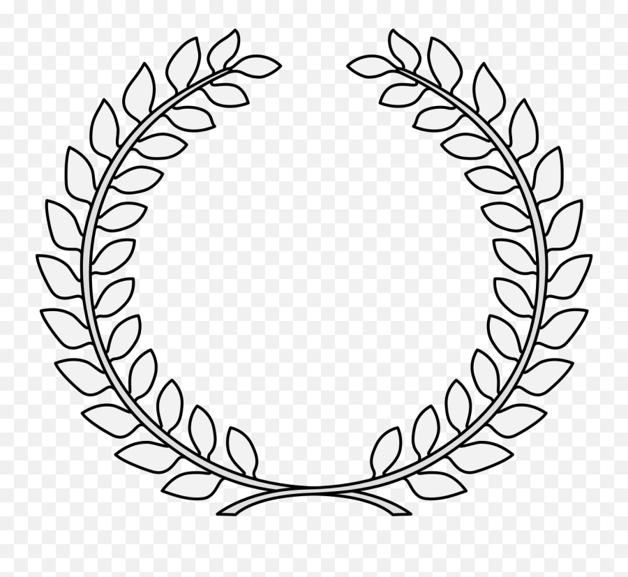 Laurel - Traceable Heraldic Art Sca Heraldry Laurel Wreath Png,Laurel Wreath Transparent