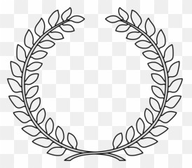 Laurel - Traceable Heraldic Art Sca Heraldry Wreath png