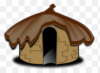 Hut Png - Hut Bungalow Camp Tropical Png Image Stone Age Stone Age Houses Cartoon,Houses Png