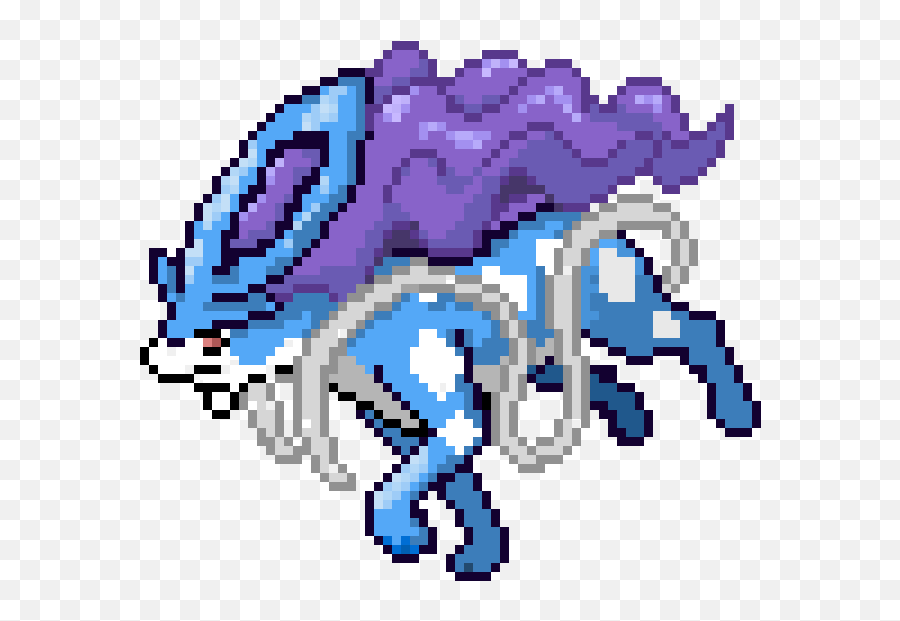 Pixilart - Suicune Pixel Art Png,Suicune Png