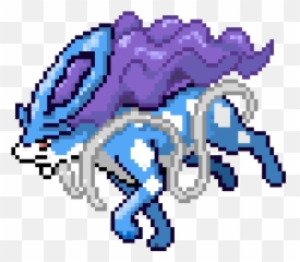 Pixilart - Suicune Pixel Art Png,Suicune Png