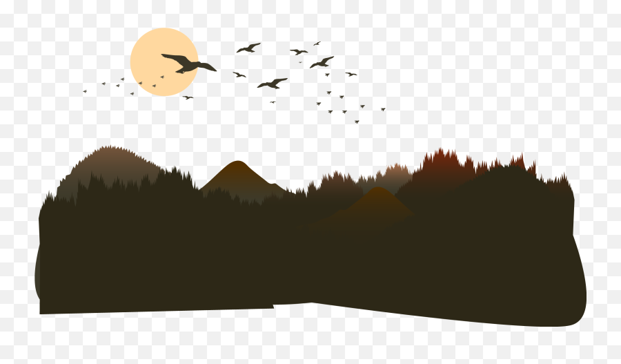 The Mountains Of Mountain Vector Png Download - 2360 Mountain Silhouette Vector Png,Mountains Silhouette Png