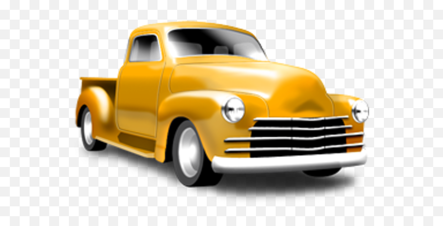 Old Yellow Truck Png Official Psds - Car Icon,Pickup Truck Png