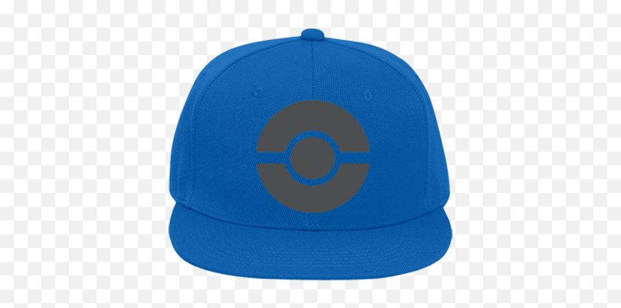 Blue Wool Blend Snapback Flat Bill Hat - For Baseball Png,Pokemon Hat Png
