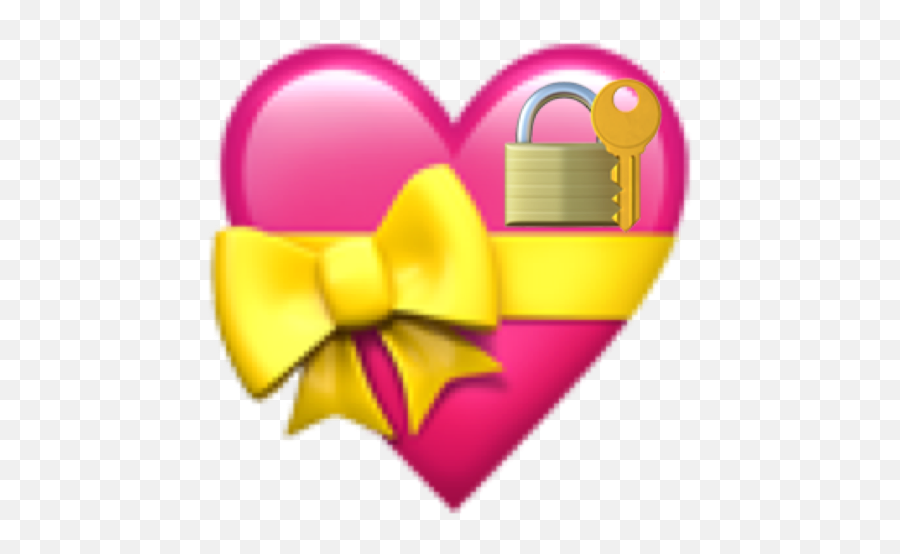 Hearts Loveyou Love Emoji Sticker By - Bow Png,Key Emoji Png