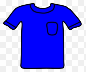 T - Shirt Pocket Blue Clipart Full Size Clipart 2996065 Blue Shirt Transparent Png,Shirt Pocket Png