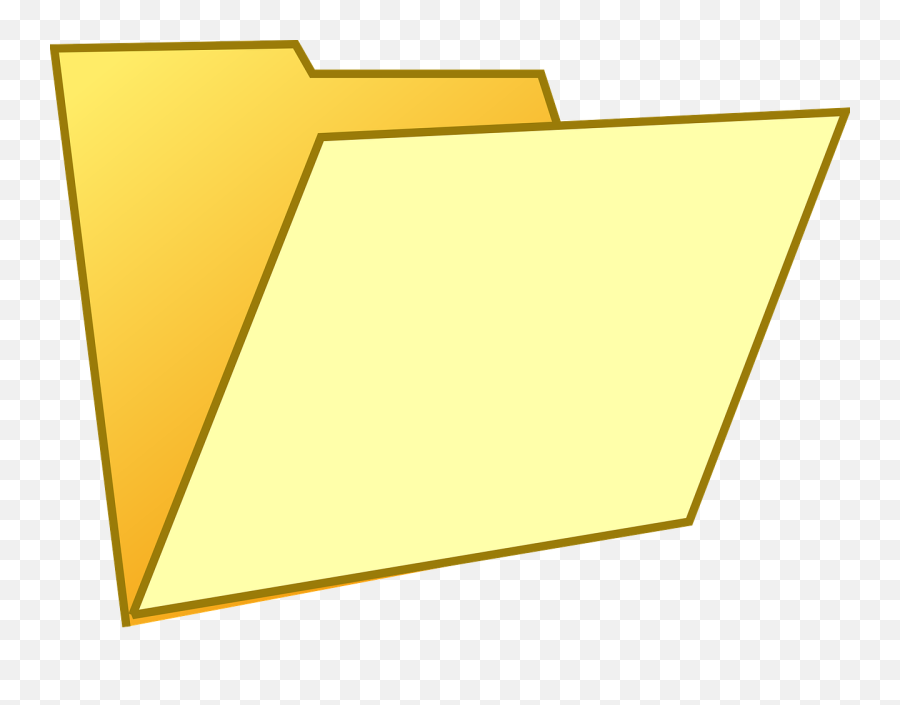 Documents Empty File Folder - Horizontal Png,Openoffice Icon