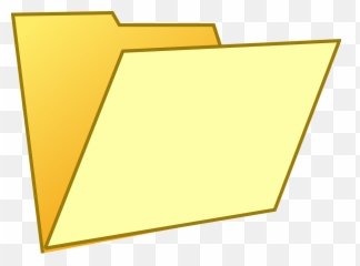 Documents Empty File Folder - Horizontal png