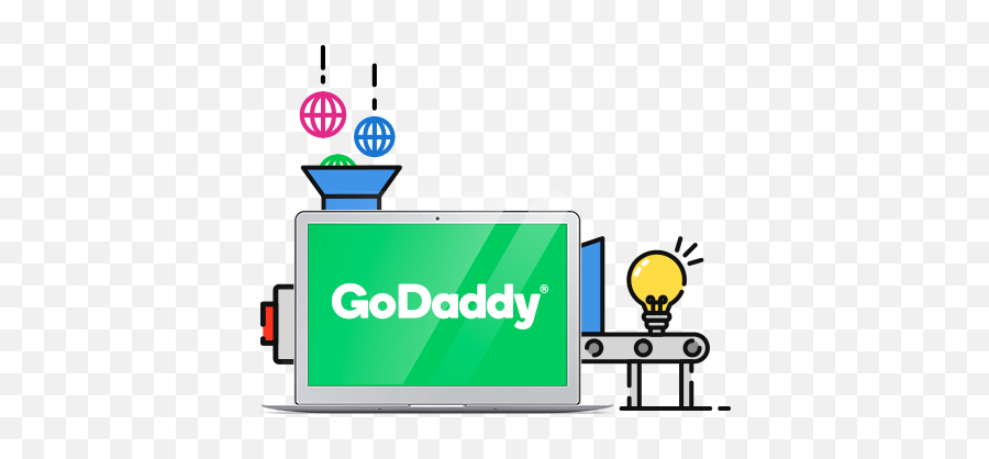 Business Name Generator - Networking Hardware Png,Godaddy Icon Download