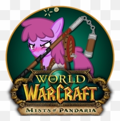 A Drunk Monk Eh My Little Pony Friendship Is Magic - World Of Warcraft Mists Pandaria Logo Png