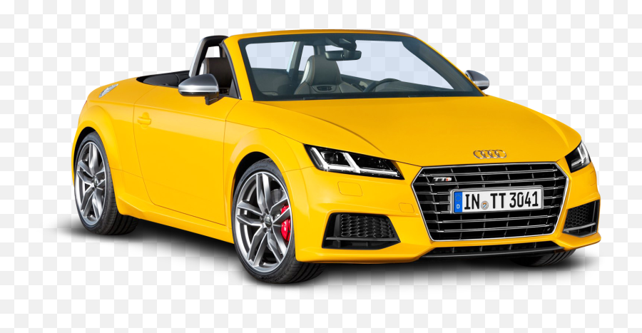 Audi - Yellow Audi Car Png,Cars Png