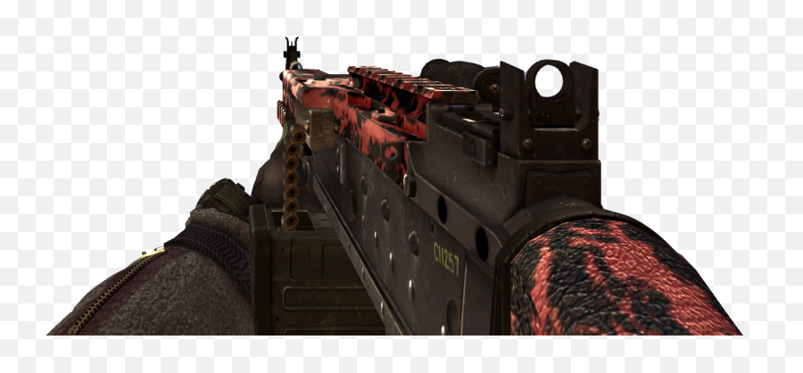 Download Hd Red Tiger Camo Mw2 - Ak47 With Red Tiger Camo Png,Mw2 Png