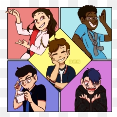 900 Youtube Ideas Dan And Phil Phill Lester - Sanders Sides Fanart png