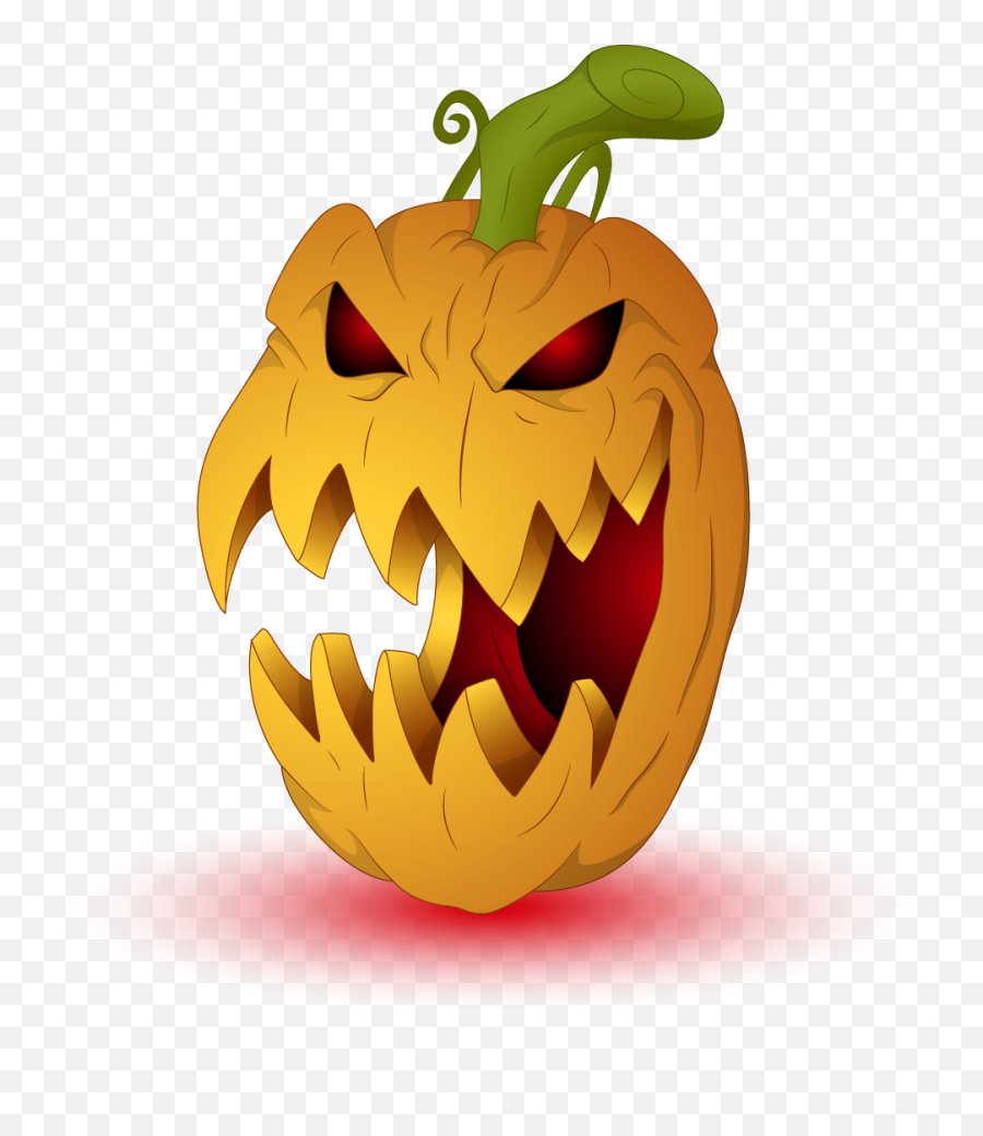 Clip Art Scary Pumpkin - Clip Art Library Halloween Creepy Clip Art Png,Evil Pumpkin Icon