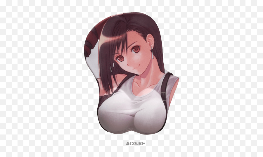 Tifa Lockhart 3d Anime Boobs Mouse Pad Final Fantasy Breast Oppai Pads - For Women Png,Tifa Gamer Icon